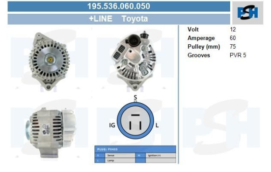 Alternator 195.536.060.050 PlusLine, Image 4
