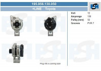 Alternator 195.956.130.050 PlusLine