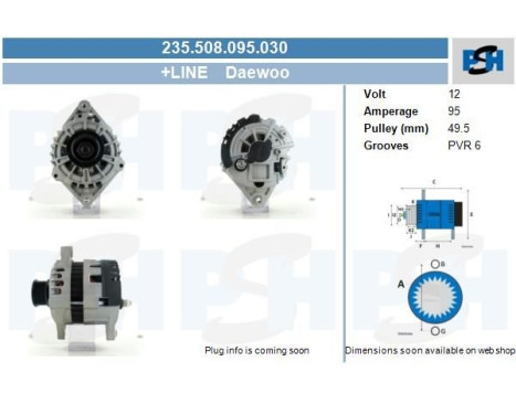 Alternator 235.508.095.030 PlusLine, Image 4