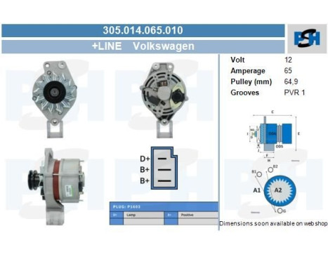 Alternator 305.014.065.010 PlusLine, Image 5