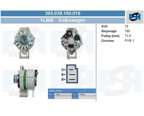 Alternator 305.039.100.010 PlusLine, Image 4