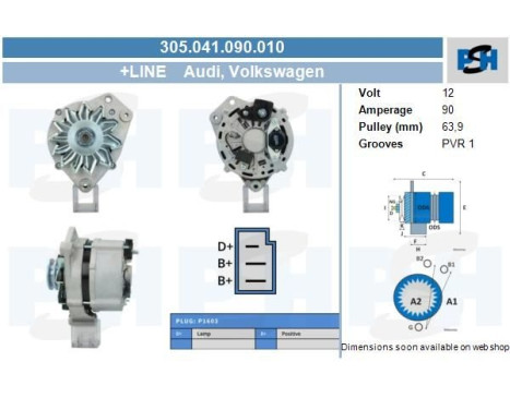 Alternator 305.041.090.010 PlusLine, Image 5