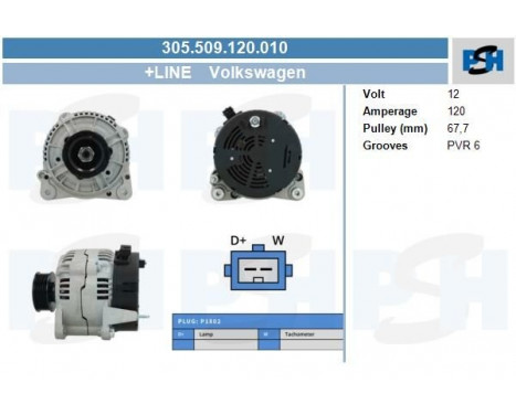 Alternator 305.509.120.010 PlusLine, Image 9
