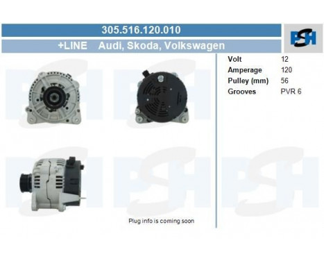 Alternator 305.516.120.010 PlusLine, Image 4