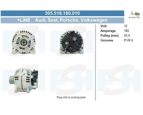Alternator 305.518.180.010 PlusLine, Image 4