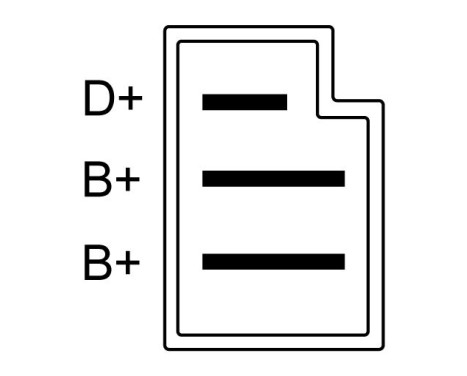 Alternator 3381 Bosch, Image 2