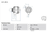 Alternator 4247 Bosch