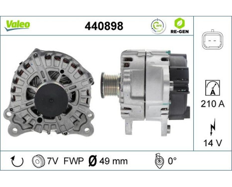 Alternator 440898 Valeo