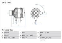 Alternator 4727 Bosch