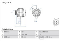 Alternator 4922 Bosch