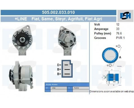 Alternator 505.002.033.010 PlusLine, Image 5