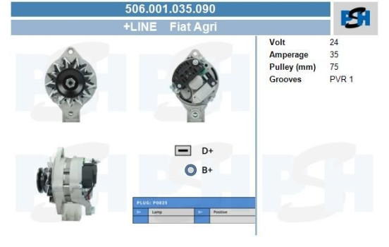 Alternator 506.001.035.090 PlusLine, Image 5