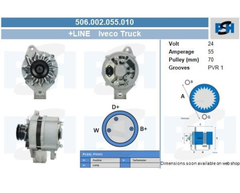 Alternator 506.002.055.010 PlusLine, Image 5