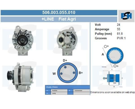 Alternator 506.003.055.010 PlusLine, Image 4