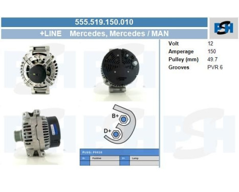 Alternator 555.519.150.010 PlusLine, Image 5