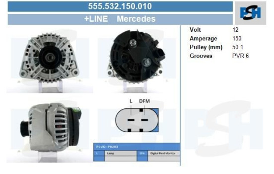 Alternator 555.532.150.010 PlusLine, Image 8
