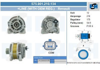Alternator 575.901.210.134 PlusLine