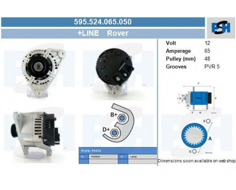 Alternator 595.524.065.050 PlusLine, Image 4
