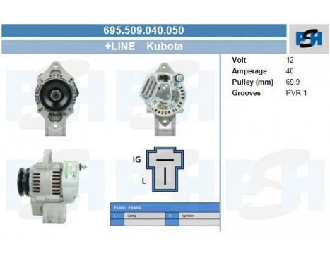 Alternator 695.509.040.050 PlusLine, Image 4