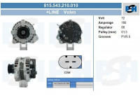Alternator 815.543.210.010 PlusLine
