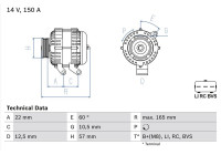 Alternator 8240 Bosch