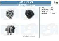 Alternator 845.512.150.054 PlusLine