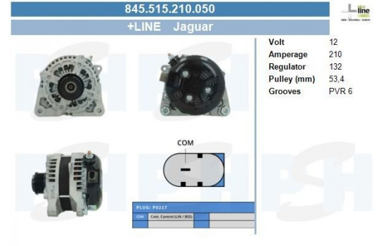 Alternator 845.515.210.050 PlusLine
