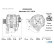 Alternator Audi 120A, Thumbnail 2