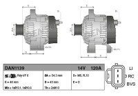 Alternator DAN1139 Denso