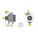 Alternator E8(>)14V75/140A Bosch