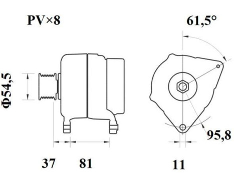 Alternator Iveco 90A, Image 3