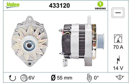Alternator NEW ORIGINAL PART 433120 Valeo, Image 3