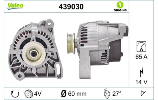 Alternator NEW ORIGINAL PART 439030 Valeo