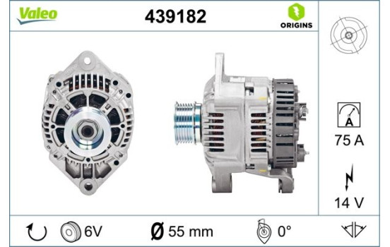 Alternator NEW ORIGINAL PART 439182 Valeo