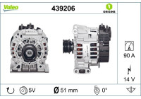 Alternator NEW ORIGINAL PART 439206 Valeo