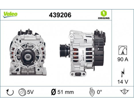 Alternator NEW ORIGINAL PART 439206 Valeo, Image 4