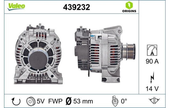Alternator NEW ORIGINAL PART 439232 Valeo, Image 4