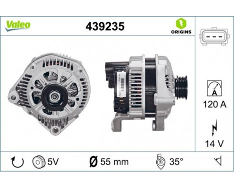 Alternator NEW ORIGINAL PART 439235 Valeo