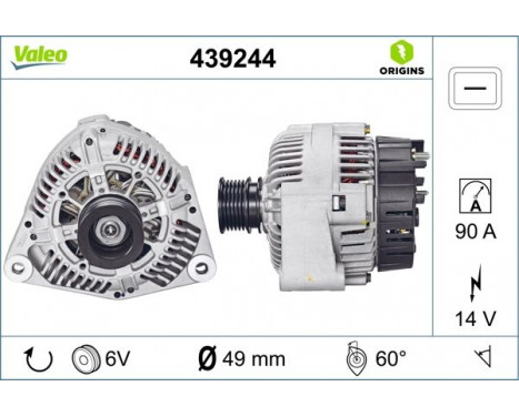 Alternator NEW ORIGINAL PART 439244 Valeo