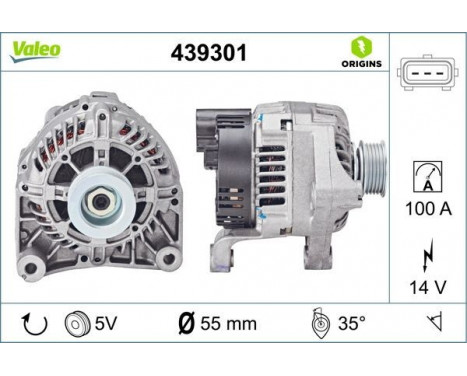 Alternator NEW ORIGINAL PART 439301 Valeo