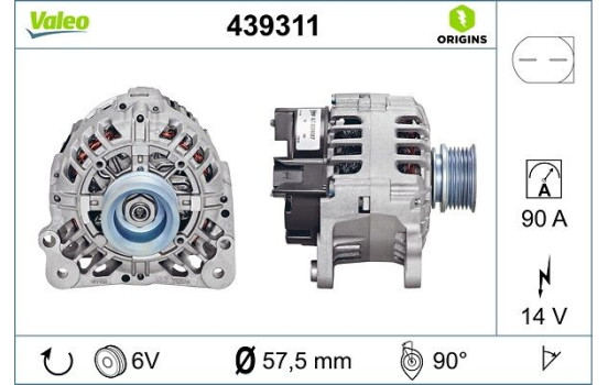 Alternator NEW ORIGINAL PART 439311 Valeo, Image 4