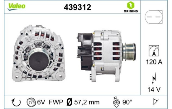 Alternator NEW ORIGINAL PART 439312 Valeo