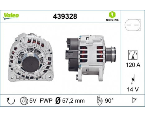 Alternator NEW ORIGINAL PART 439328 Valeo, Image 4