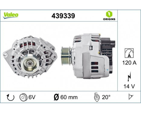 Alternator NEW ORIGINAL PART 439339 Valeo