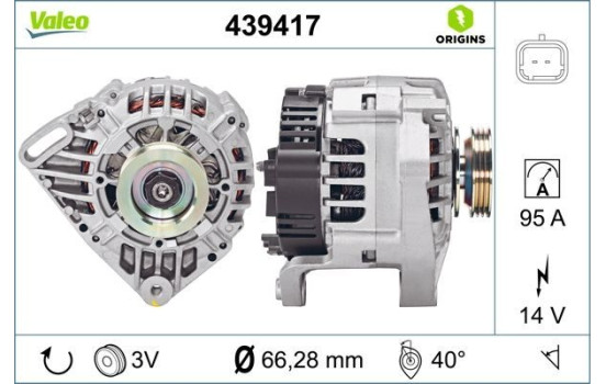 Alternator NEW ORIGINAL PART 439417 Valeo