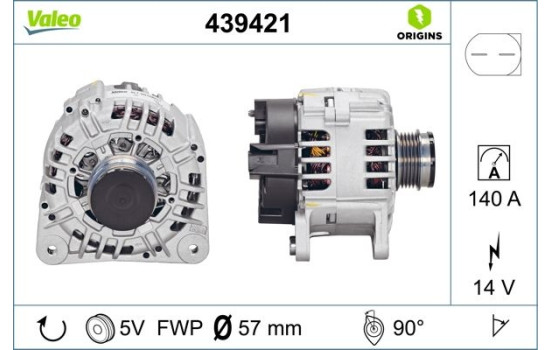 Alternator NEW ORIGINAL PART 439421 Valeo
