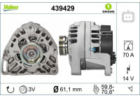 Alternator NEW ORIGINAL PART 439429 Valeo