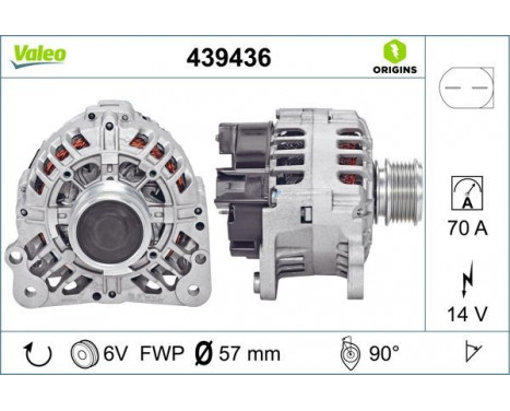 Alternator NEW ORIGINAL PART 439436 Valeo