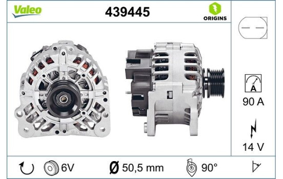 Alternator NEW ORIGINAL PART 439445 Valeo, Image 4