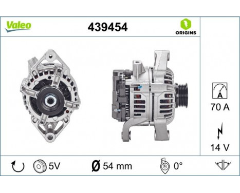 Alternator NEW ORIGINAL PART 439454 Valeo, Image 4